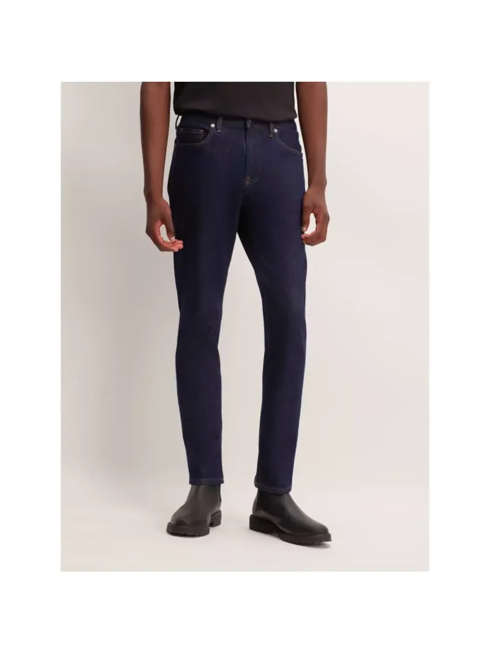 NWT Everlane Men's The Slim 4-Way Stretch Organic Jean Uniform Dark Indigo 33x32